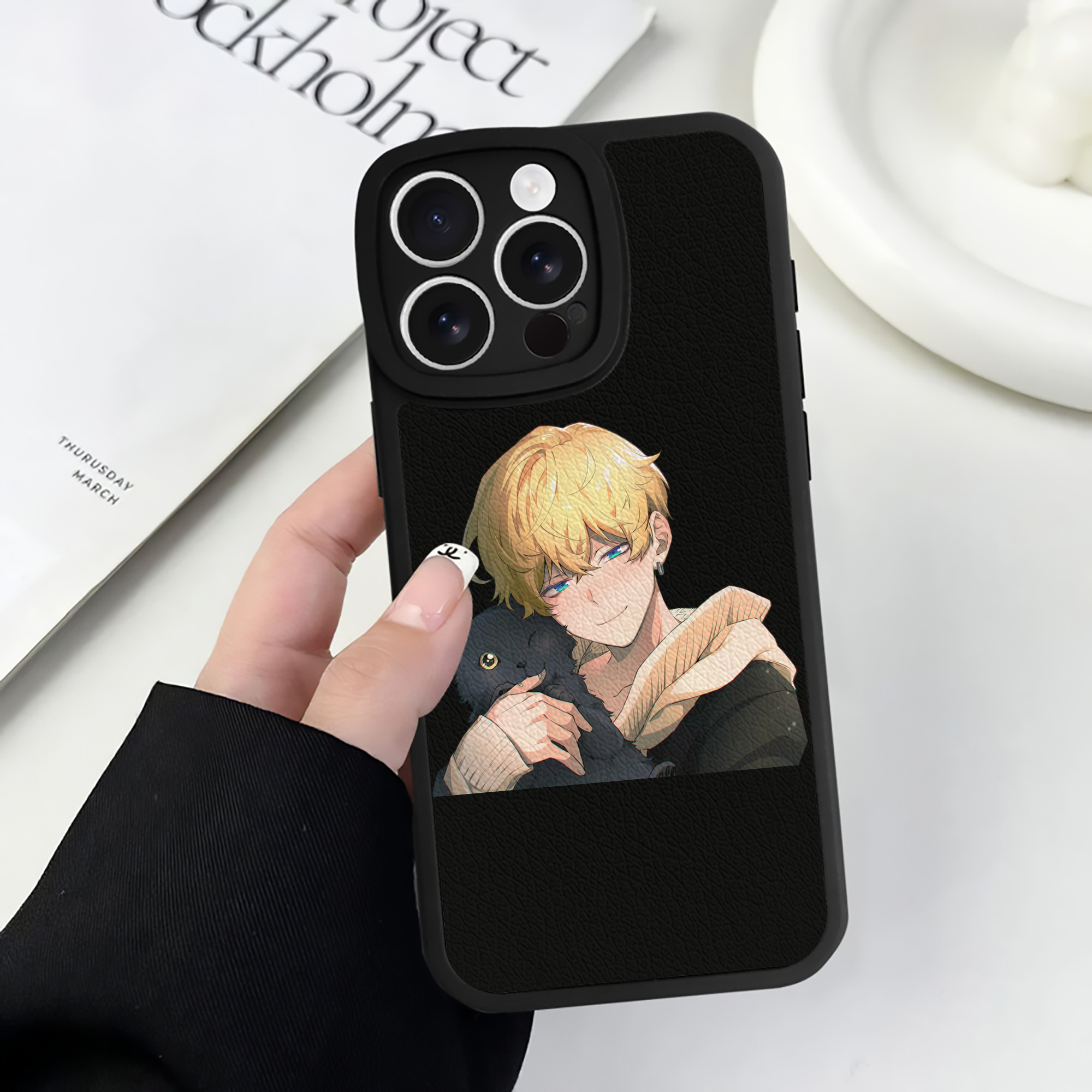 （画像用） 東京リベンジャーズ Tokyo Revengers 【iPhone 16シリーズ対応】シリコンスマホケース（レザー調） 材質：シリコン